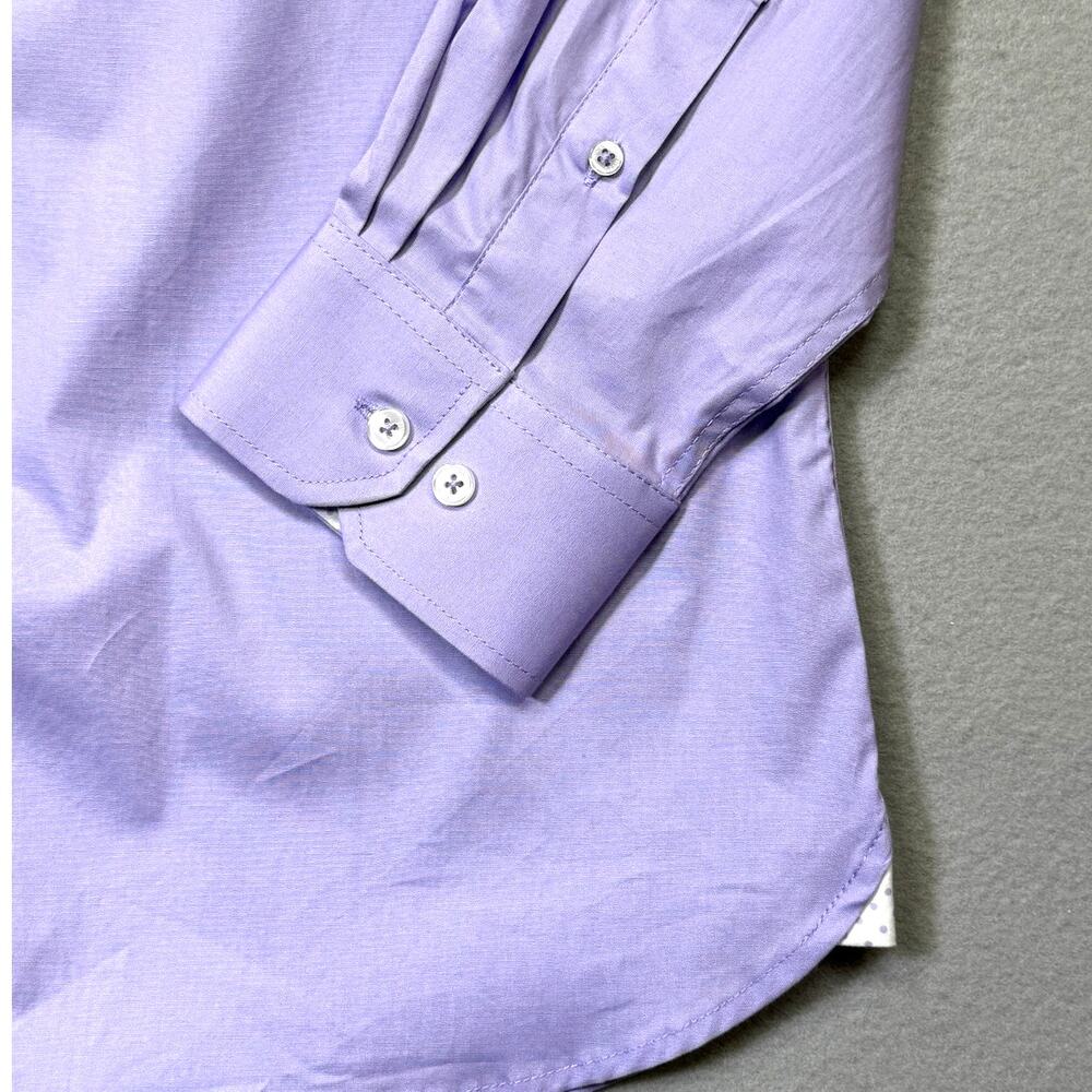 Nick Graham Men's Slim Fit Dress Shirt Tie Set lavender 16-16.5 32-33 $75 - Picture 8 of 9